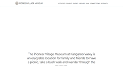 Desktop Screenshot of kangaroovalleymuseum.com