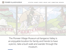 Tablet Screenshot of kangaroovalleymuseum.com